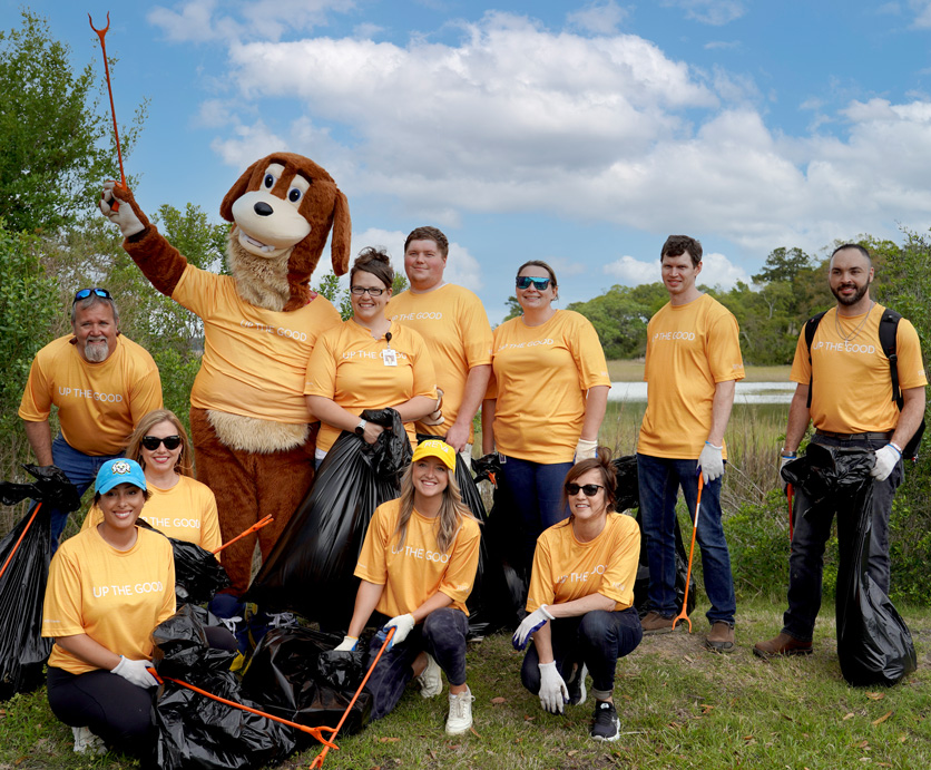 REV Cares Riverdogs Marsh Cleanup